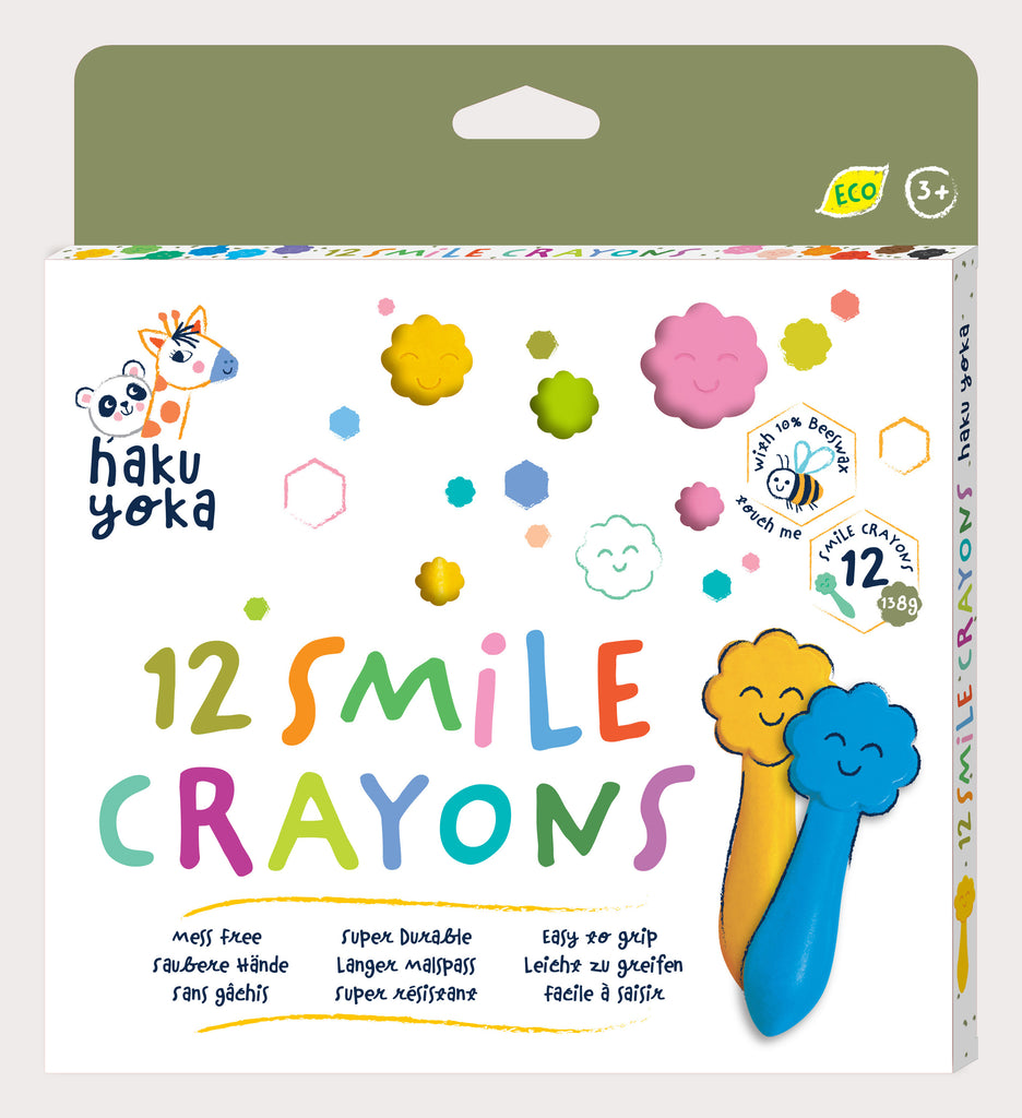 Haku Yoka Smile and Owl Crayons