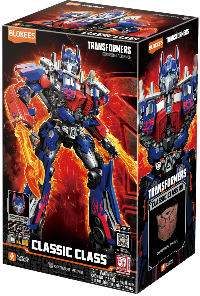 Blokees Figures Superhero Toys, Building Model Kit for Children and Adults - Transformers (Model Kit) Classic Class 09 - Optimus Prime(2007)