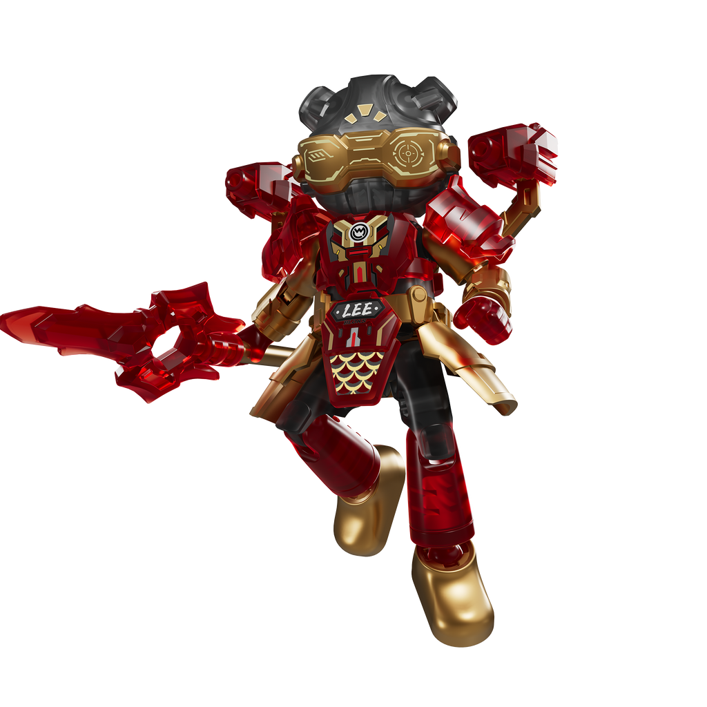 Blokees (Blind box) Figures PDQ (9 in 1) - Herospire Galaxy Version Tubro 02 - Fearless Demon Child