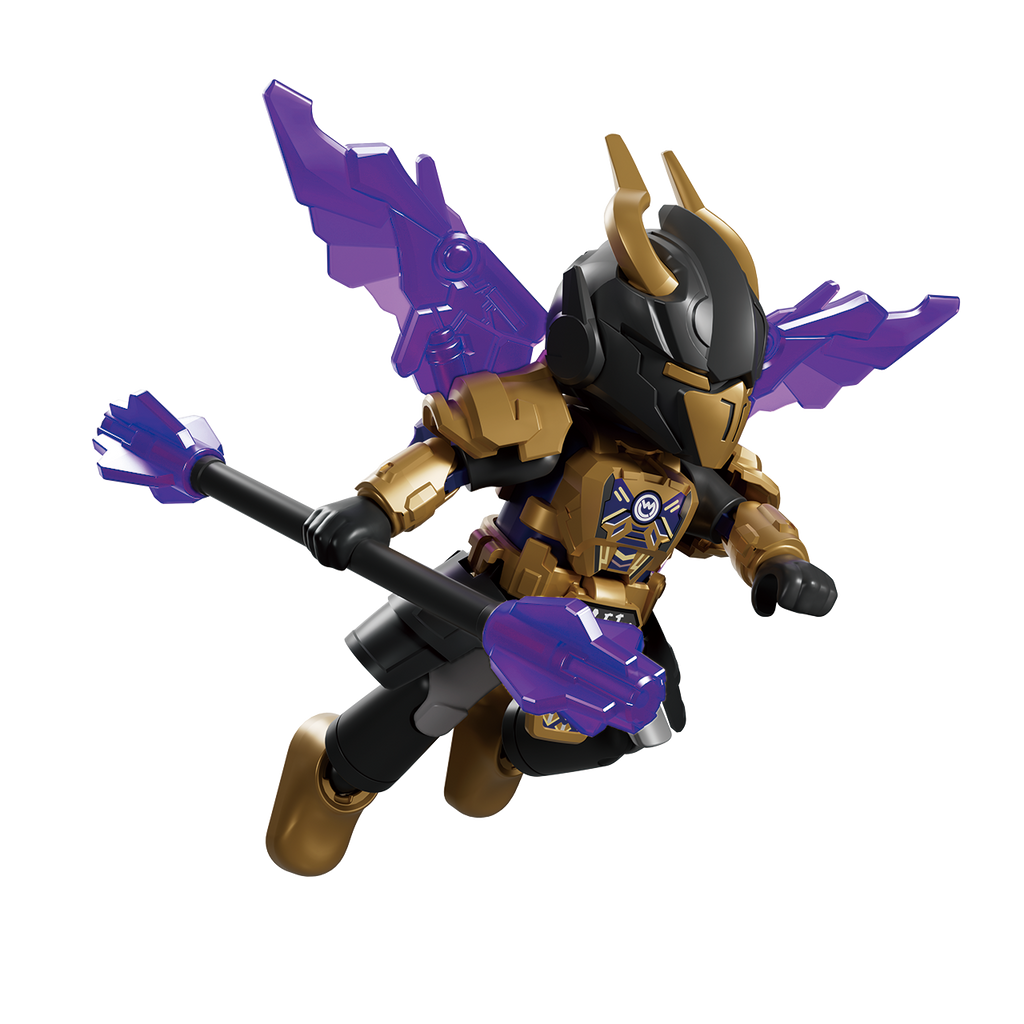 Blokees (Blind box) Figures PDQ (9 in 1) - Herospire Galaxy Version Tubro 02 - Fearless Demon Child