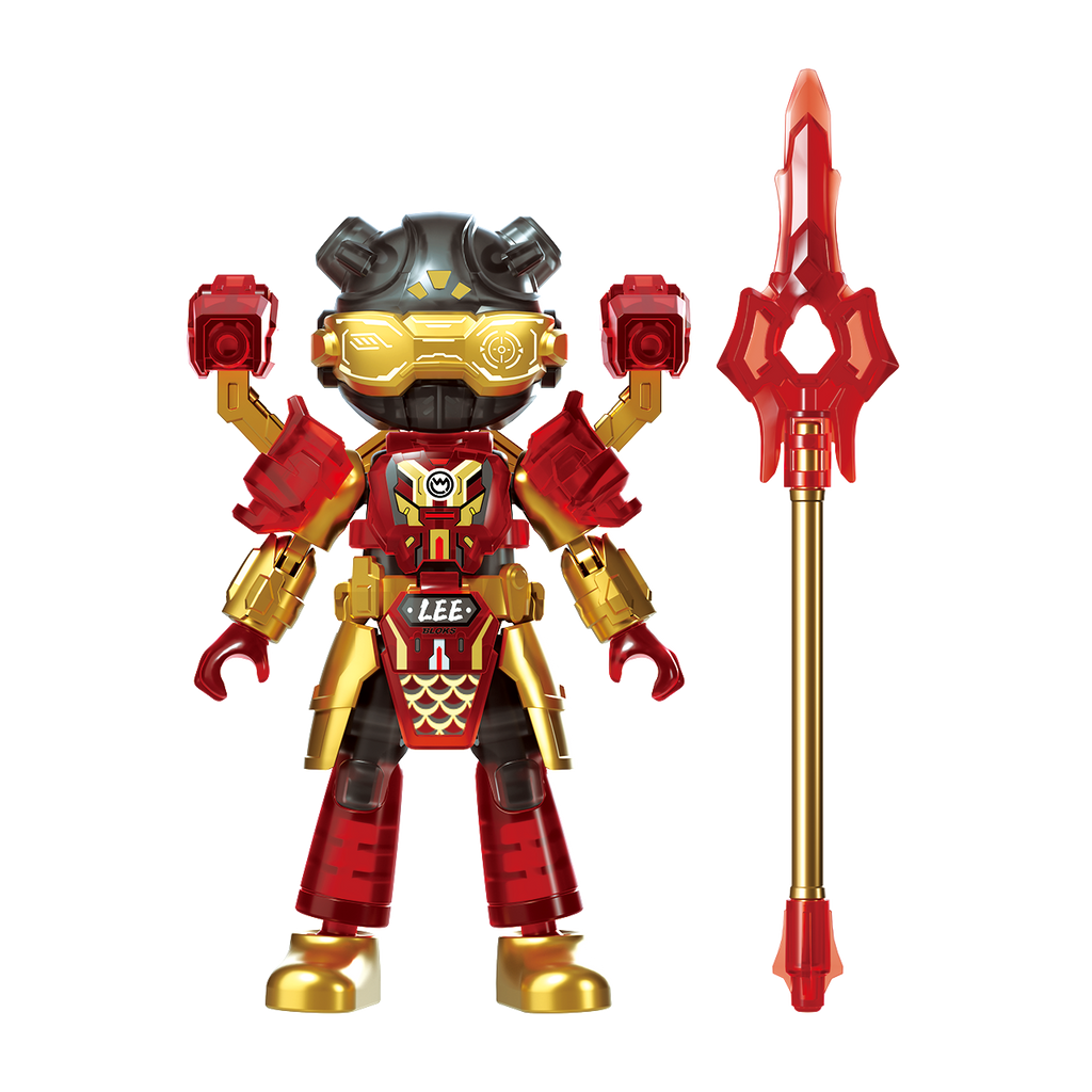 Blokees (Blind box) Figures PDQ (9 in 1) - Herospire Galaxy Version Tubro 02 - Fearless Demon Child