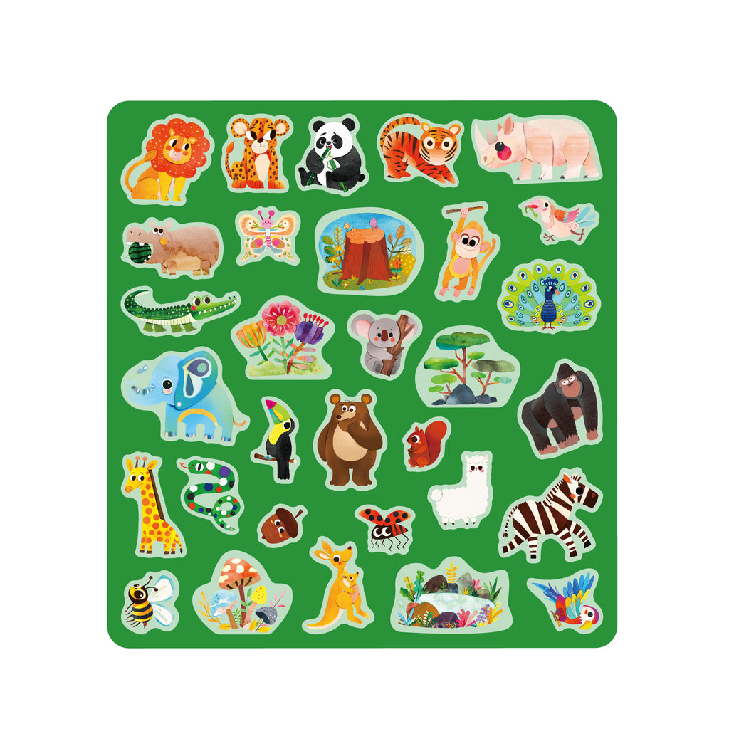 MierEdu Jelly Stickers - Wild Animals