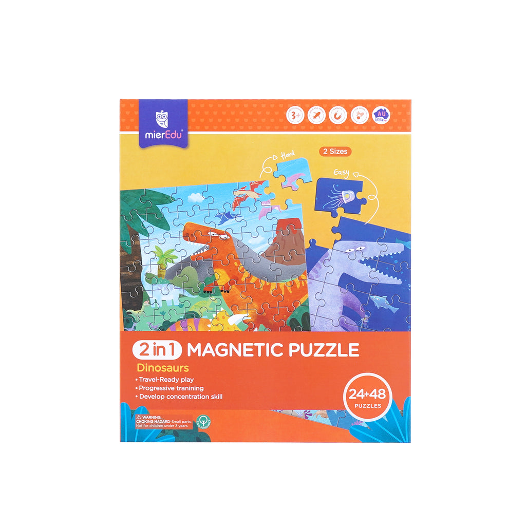 mierEdu 2 in 1 Magnetic Puzzles