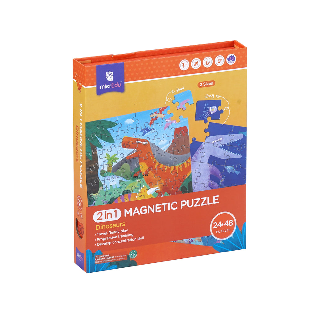 mierEdu 2 in 1 Magnetic Puzzles