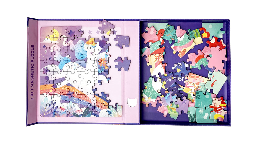 mierEdu 2 in 1 Magnetic Puzzles