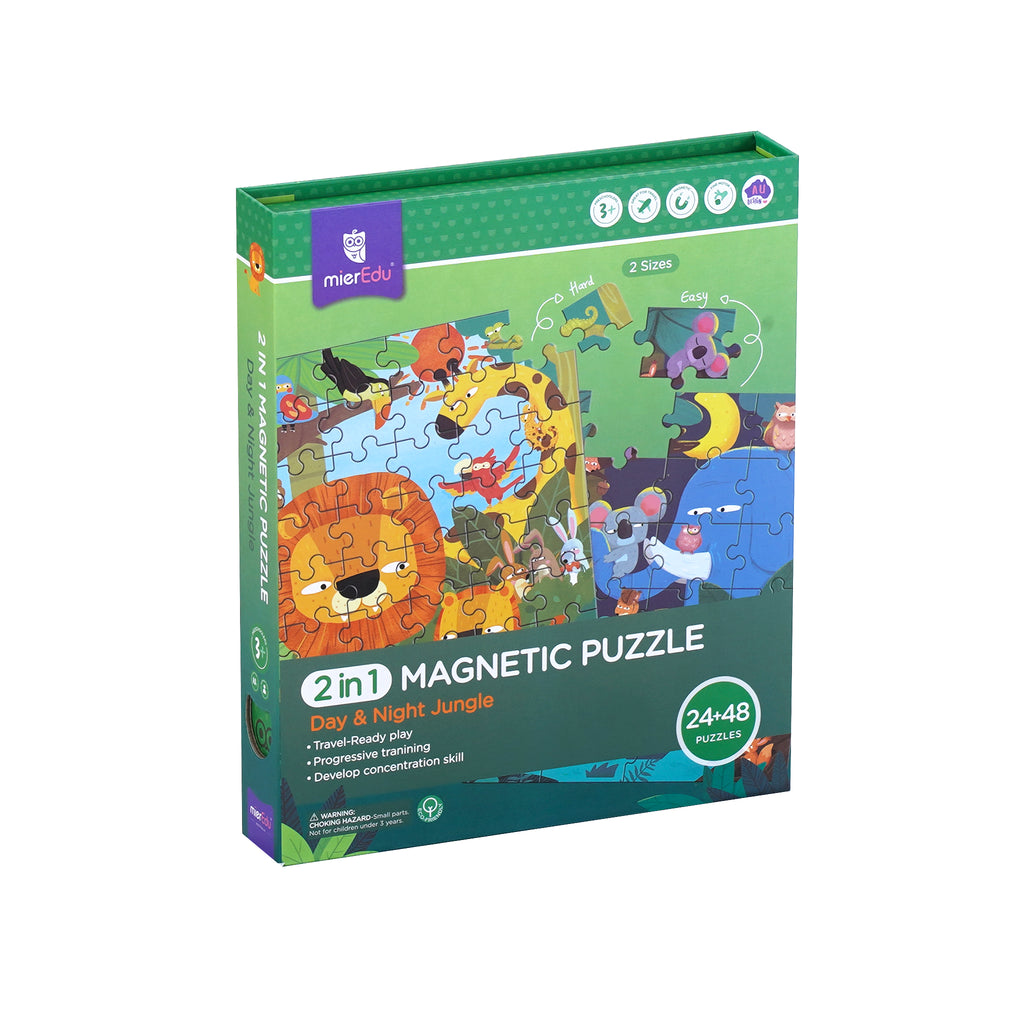 mierEdu 2 in 1 Magnetic Puzzles