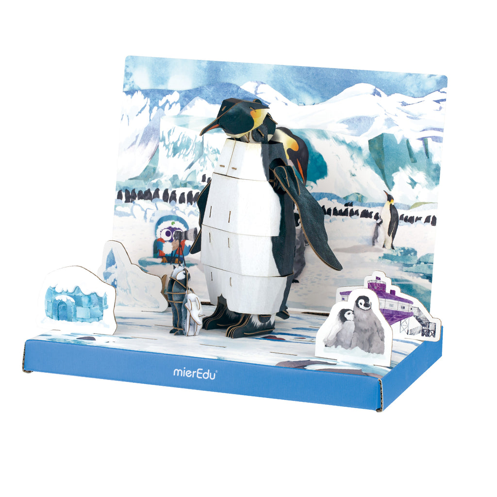 mierEdu Adjustable ECO 3D Puzzles - Arctic Animals