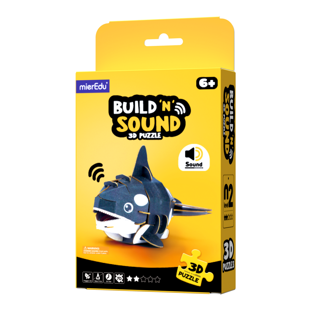 POPUZ BUILD 'N' SOUND 3D PUZZLE - Ocean