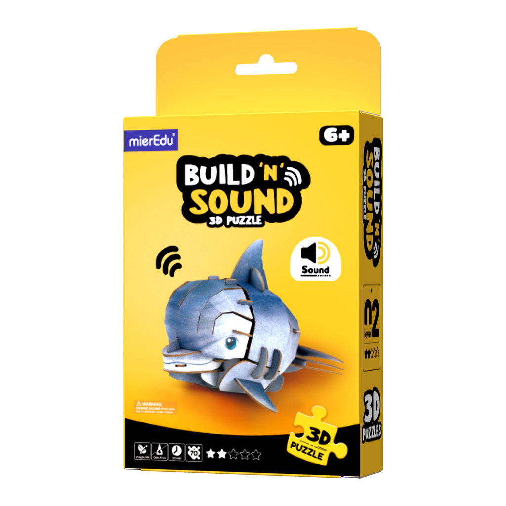 POPUZ BUILD 'N' SOUND 3D PUZZLE - Ocean