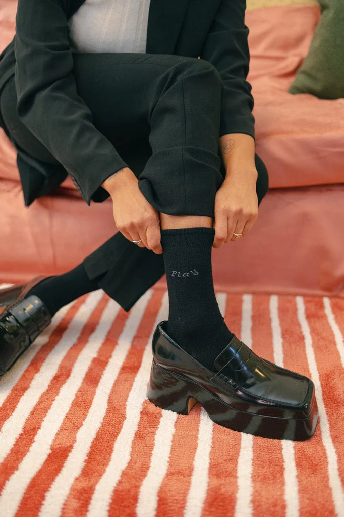 Paire Cashmere-Merino Dress Socks
