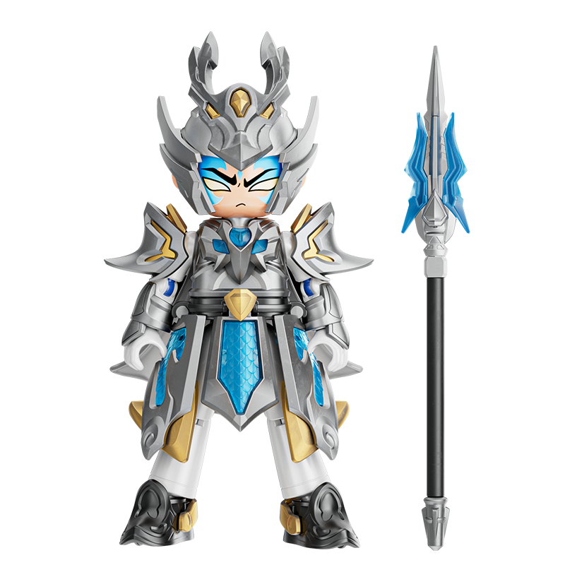 Blokees Figures - Hero Infinity (Model Kit) Armor Version 13 -Zhao Yun(Divine Armour)