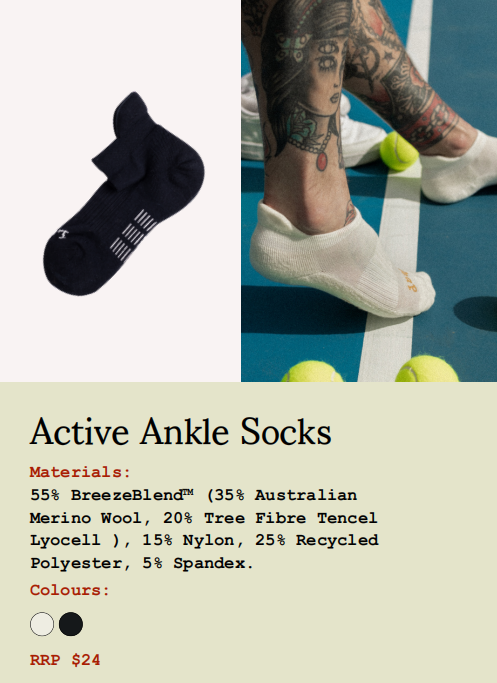 Paire Active Ankle Socks