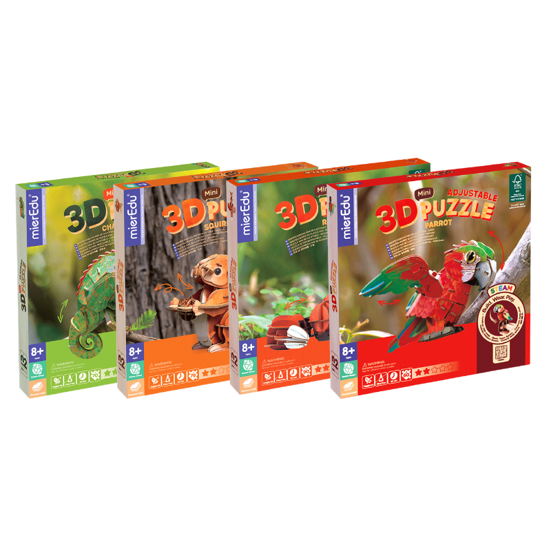 Zerodis Puzzle 3D en Bois Feuilles des Arbres Jouets Educatifs Bloc