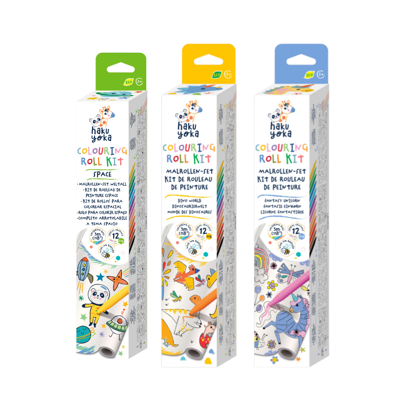 Haku Yoka Colouring Roll Kits