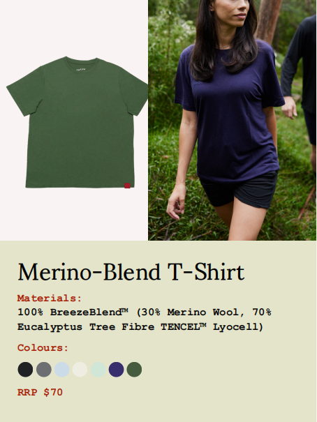 Paire Merino-Blend T-Shirt Unisex